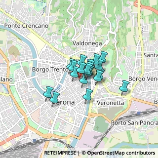 Mappa Corso Sant'Anastasia, 37121 Verona VR, Italia (0.449)