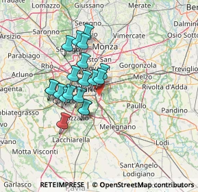 Mappa 20138 Milano MI, Italia (10.93789)