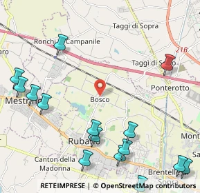Mappa Piazza della Costituzione, 35030 Rubano PD, Italia (3.3835)