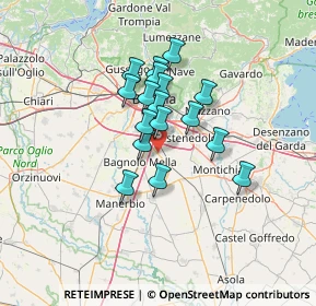 Mappa Via Filippo Corridoni, 25010 Montirone BS, Italia (9.64647)