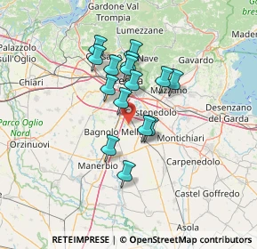 Mappa Via Filippo Corridoni, 25010 Montirone BS, Italia (10.38067)