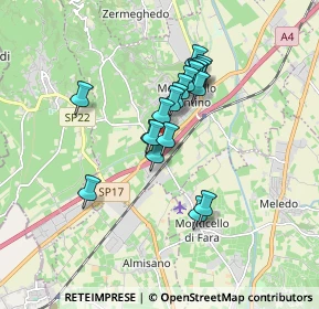 Mappa Località Fracanzana, 36054 Montebello Vicentino VI, Italia (1.317)