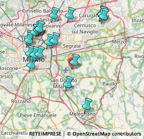 Mappa Piazza della Costituzione, 20068 Peschiera Borromeo MI, Italia (9.1785)