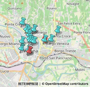 Mappa Via S. Zeno in Monte, 37129 Verona VR, Italia (1.50667)