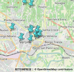 Mappa Via S. Zeno in Monte, 37129 Verona VR, Italia (1.37273)