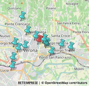 Mappa Via S. Zeno in Monte, 37129 Verona VR, Italia (1.75867)