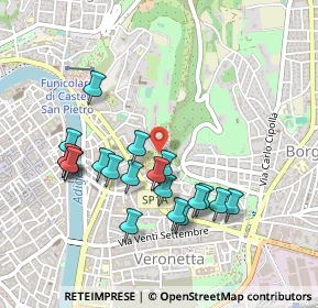 Mappa Via S. Zeno in Monte, 37129 Verona VR, Italia (0.457)