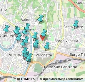 Mappa Via S. Zeno in Monte, 37129 Verona VR, Italia (0.9685)