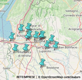 Mappa Via S. Zeno in Monte, 37129 Verona VR, Italia (11.99643)