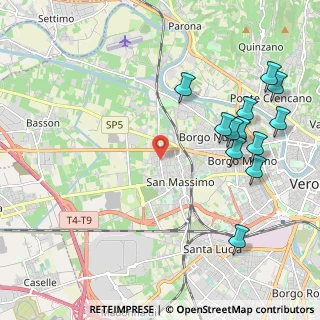 Mappa Via Lucio III, 37139 Verona VR, Italia (2.44667)