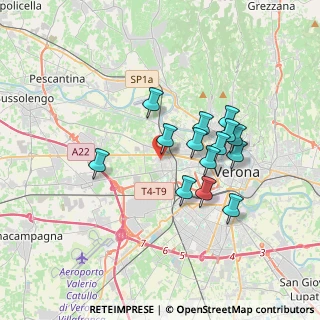 Mappa Via Lucio III, 37139 Verona VR, Italia (2.96714)