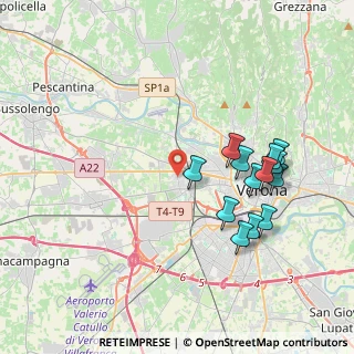 Mappa Via Lucio III, 37139 Verona VR, Italia (3.85231)