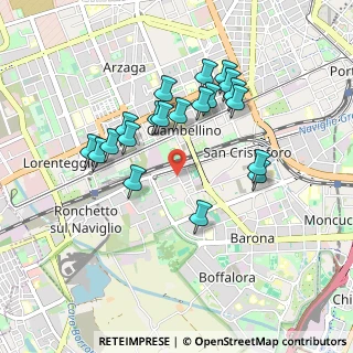 Mappa Via Privata Pandino, 20143 Milano MI, Italia (0.8445)