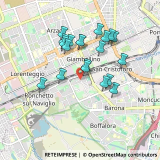 Mappa Via Privata Pandino, 20143 Milano MI, Italia (0.865)