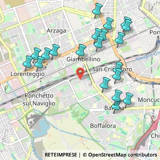 Mappa Via Privata Pandino, 20143 Milano MI, Italia (1.188)