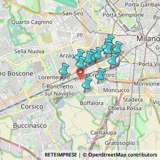 Mappa Via Privata Pandino, 20143 Milano MI, Italia (1.27846)