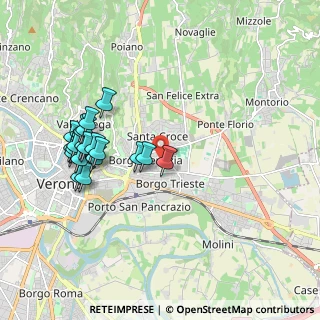Mappa Via Lodovico Cendrata, 37131 Verona VR, Italia (1.9645)