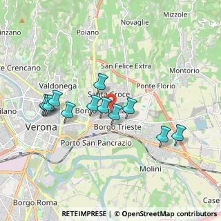 Mappa Via Lodovico Cendrata, 37131 Verona VR, Italia (1.72)