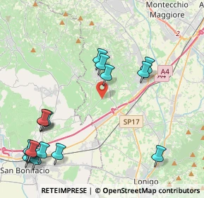Mappa Via Casetta, 36053 Monteforte d'Alpone VR, Italia (5.295)