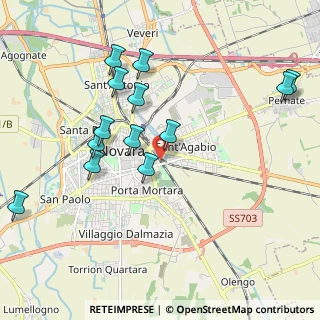 Mappa Via Monsignore Leone Ossola, 28100 Novara NO, Italia (2.1)