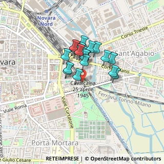 Mappa Via Monsignore Leone Ossola, 28100 Novara NO, Italia (0.299)