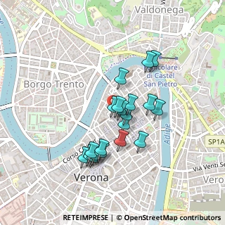 Mappa Via Fama, 37121 Verona VR, Italia (0.371)