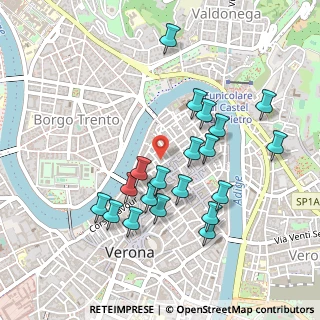 Mappa Via Fama, 37121 Verona VR, Italia (0.4625)