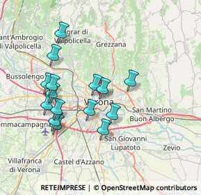Mappa Via Fama, 37121 Verona VR, Italia (6.75067)