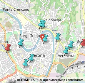 Mappa Via Francesco Emilei, 37121 Verona VR, Italia (1.05909)