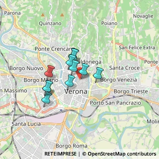Mappa Via Enrico de Nicolis, 37121 Verona VR, Italia (1.21636)