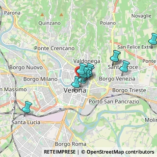 Mappa Via Enrico de Nicolis, 37121 Verona VR, Italia (1.41833)