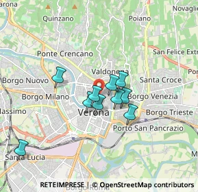 Mappa Via Francesco Emilei, 37121 Verona VR, Italia (1.57364)
