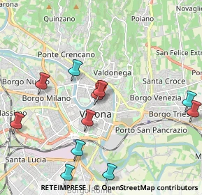 Mappa Via Fama, 37121 Verona VR, Italia (2.36455)