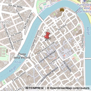 Mappa Via Enrico De Nicolis,  1, 37121 Verona, Verona (Veneto)