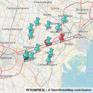 Mappa Via dell'Artigianato, 30030 Cazzago VE, Italia (6.92733)