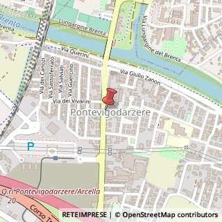 Mappa Via Pontevigodarzere, 100, 35133 Padova, Padova (Veneto)