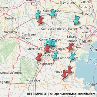 Mappa Via Pontevigodarzere, 35133 Vigodarzere PD, Italia (14.85)