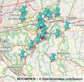 Mappa 26833 Comazzo LO, Italia (6.66294)