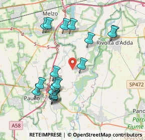 Mappa 26833 Comazzo LO, Italia (3.94412)