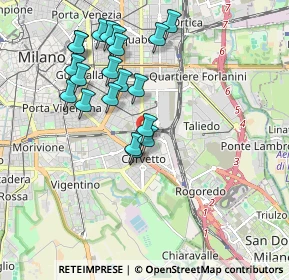 Mappa Via Domenico Veneziano, 20139 Milano MI, Italia (1.8385)