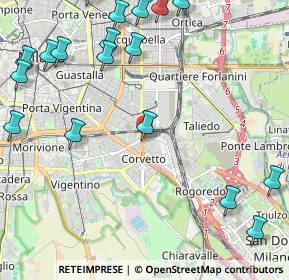 Mappa Via Domenico Veneziano, 20139 Milano MI, Italia (3.0555)