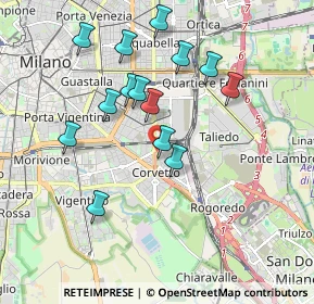 Mappa Via Domenico Veneziano, 20139 Milano MI, Italia (1.75429)