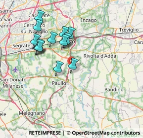 Mappa Via Cascina Torchio, 26833 Merlino LO, Italia (6.828)