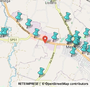 Mappa Via Tesina, 35035 Mestrino PD, Italia (1.3525)