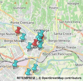 Mappa Via Sottoriva, 37121 Verona VR, Italia (1.76818)