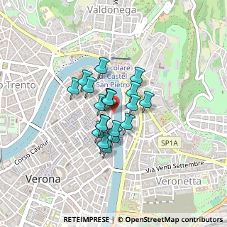 Mappa Via Sottoriva, 37121 Verona VR, Italia (0.2645)