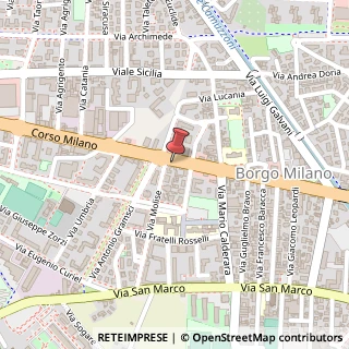 Mappa Corso Milano, 157, 37138 Verona, Verona (Veneto)