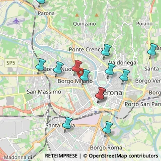 Mappa Via Napoleone I, 37138 Verona VR, Italia (2.09231)