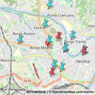 Mappa Via Napoleone I, 37138 Verona VR, Italia (1.07692)