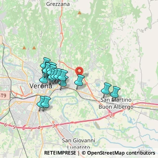 Mappa Via San Michele, 37131 Verona VR, Italia (3.44412)